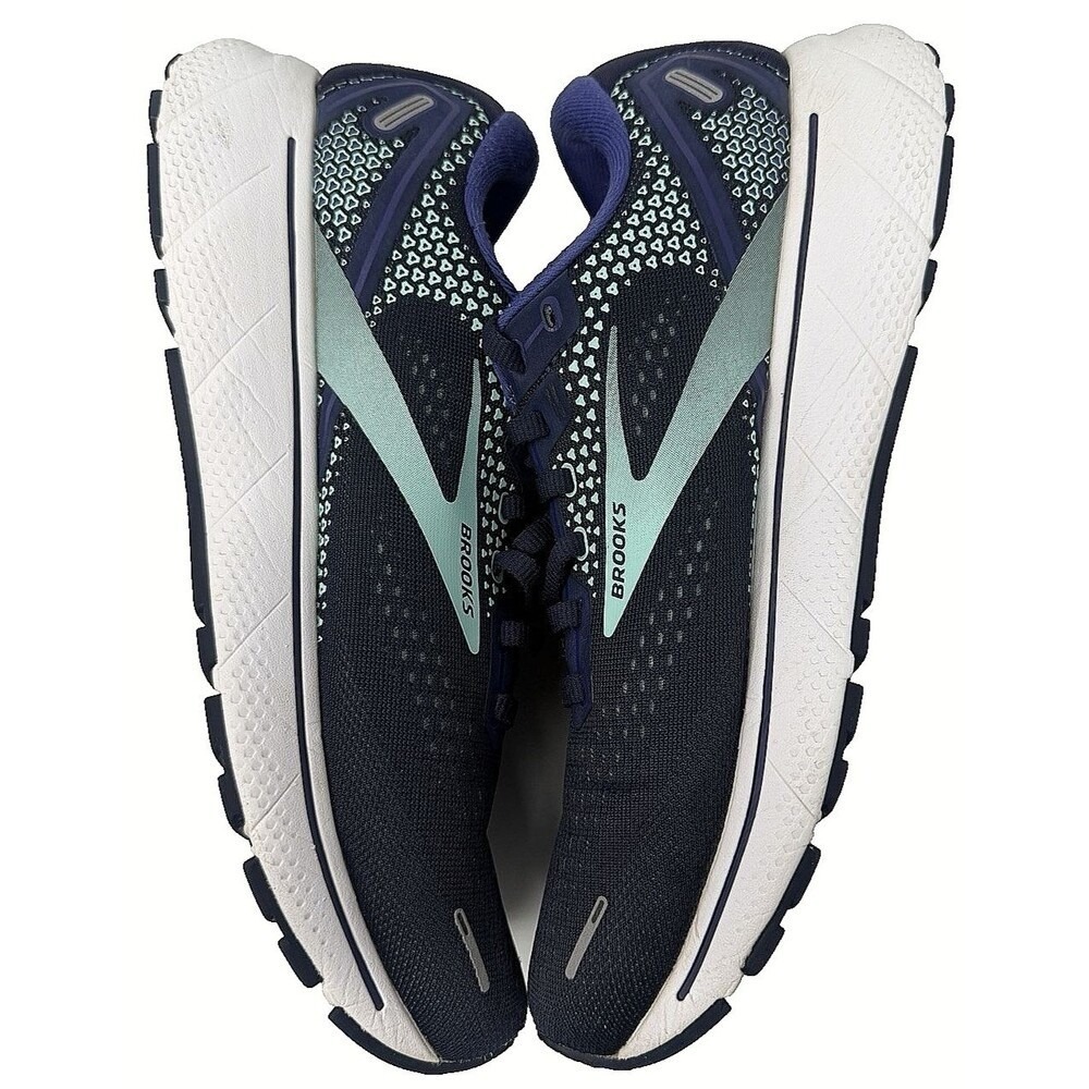 Brooks Ghost 14 Women's 9.5 B Navy Blue Running Shoes Sneaker 1203561B4 DNA Loft